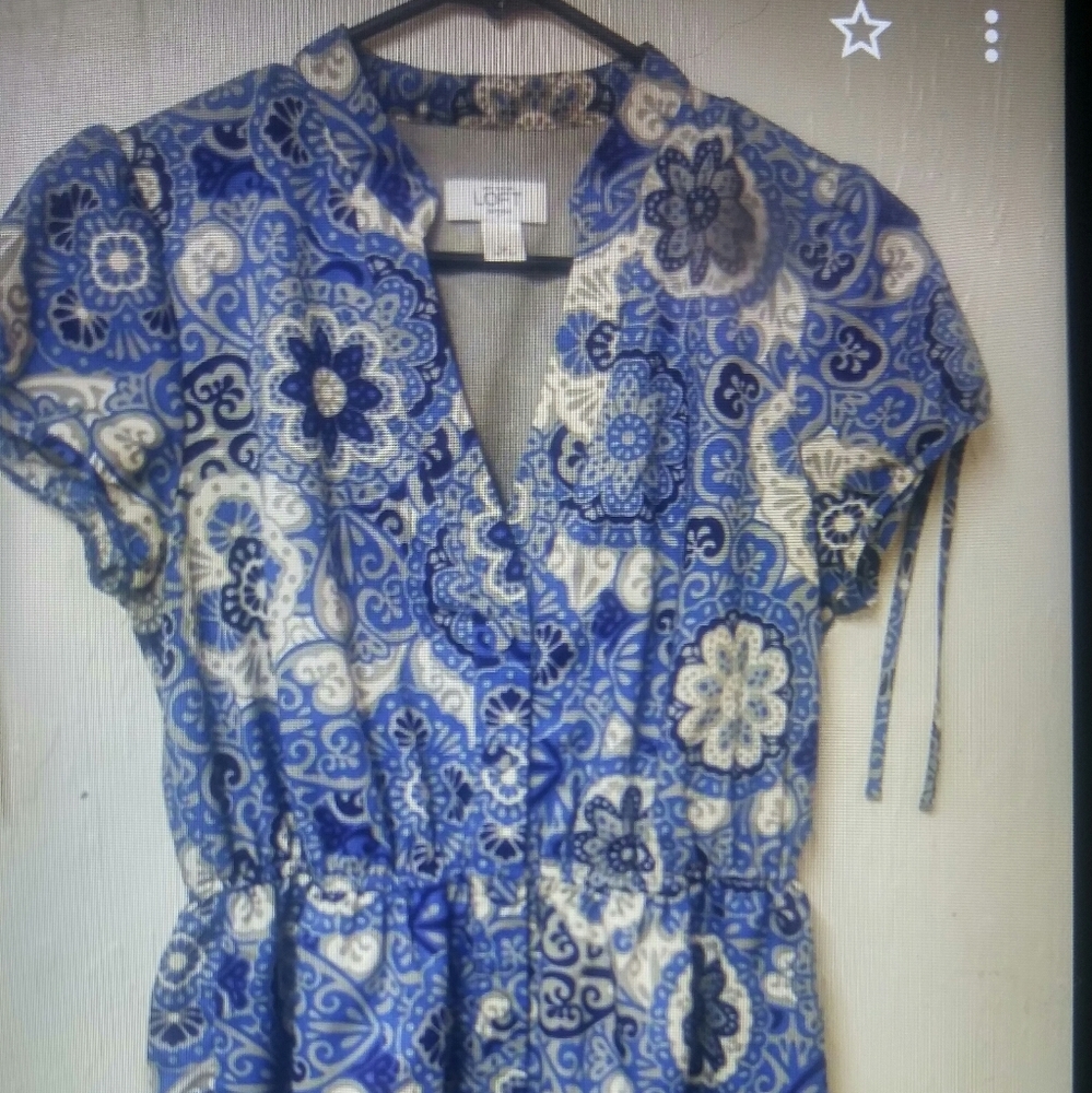 Ann Taylor Loft, Paisly Dress 6P
